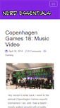 Mobile Screenshot of nerdessentials.com