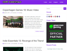 Tablet Screenshot of nerdessentials.com